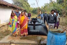 Biogas Unit Set up at Gamaharia,Murhu,Khunti